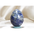 Lapis Lazuli Doğal Taş Dekoratif Obje / Yumurta Kesim