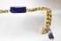 Lapis Lazuli Taşı Bileklik / Altın Kaplama Bileklik / Tasarım Bileklik