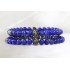 Lapis Lazuli Bileklik / Hematit Taşı Detaylı / Özel Tasarım Bileklik