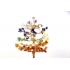 Ametist Akik Sitrin Doğal Taş Çakra Taşları Bakır Tel Sarma Ağaç