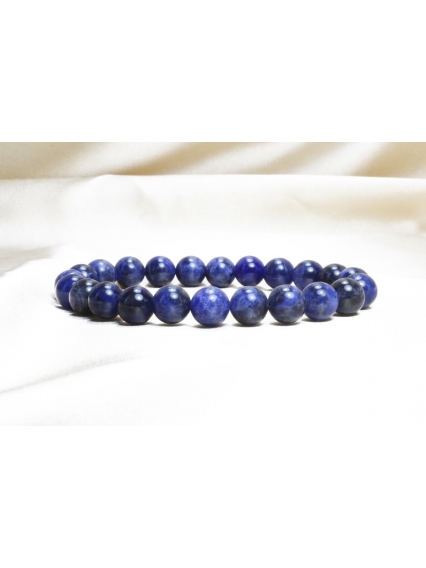 Sodalit Taşı Bileklik / Sodalit Doğal Taş Bileklik / 8 mm