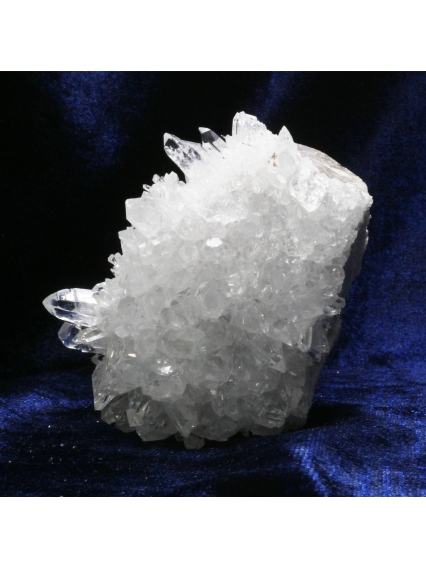 Kristal Kuvars Taşı Dişli Kaya Parçası 417 gr.