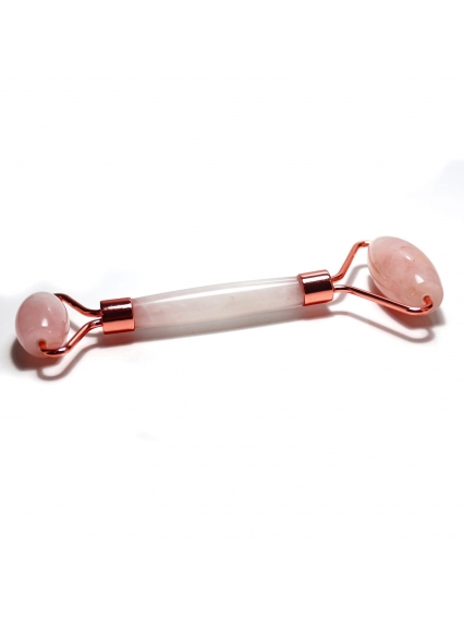 Pembe Kuvars Taşı Roller Masaj Aleti