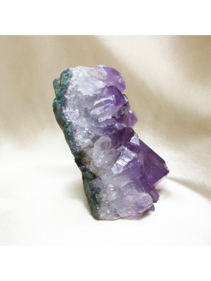 İri Dişli Ametist Taşı Kaya Parçası 346 gr