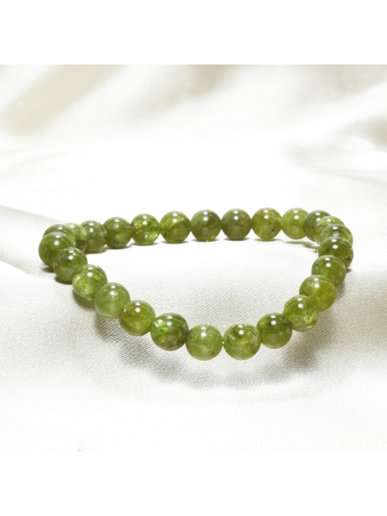 Zebercet Taşı (Peridot) Doğal Taş Bileklik