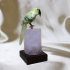 Pembe Kuvars ve Jasper Taşı Doğal Dekoratif Papağan Obje 160 gr