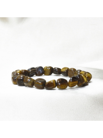 Kaplan Gözü İşlenmemiş Doğal Taş Bileklik