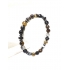 Siyah Akik & Hematit Doğal Taş Erkek Bileklik