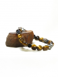 Oniks Lav Hematit Doğal Taş Erkek Bileklik