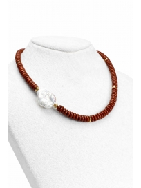 Doğanın Sıcaklığıyla Şıklığın Buluştuğu Nokta: Jasper & Apatit Doğal Taş Kolye