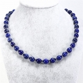 Lapis Lazuli Taşı Kolye | Hematit Detaylı
