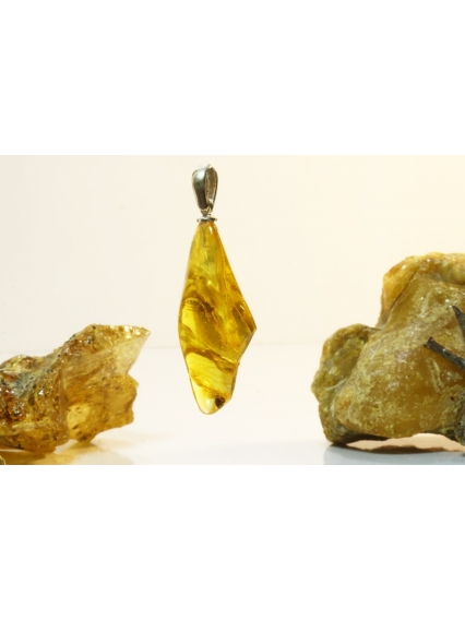 Damla Kehribar Kolye Ucu 1,5 gr