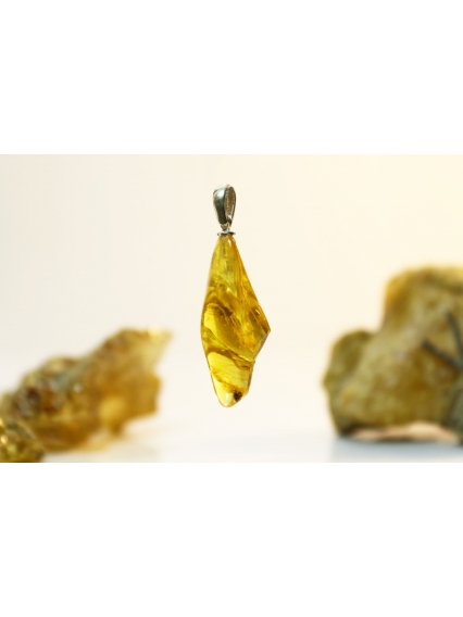 Damla Kehribar Kolye Ucu 1,5 gr