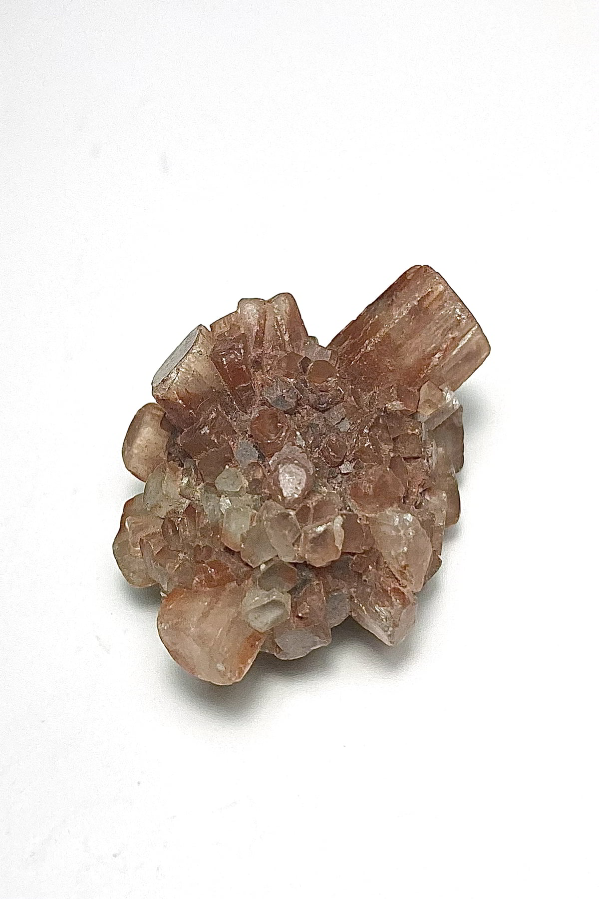 Doğal Aragonit Küme Ham Taş Obje - Kahverengi Taba 14 gr