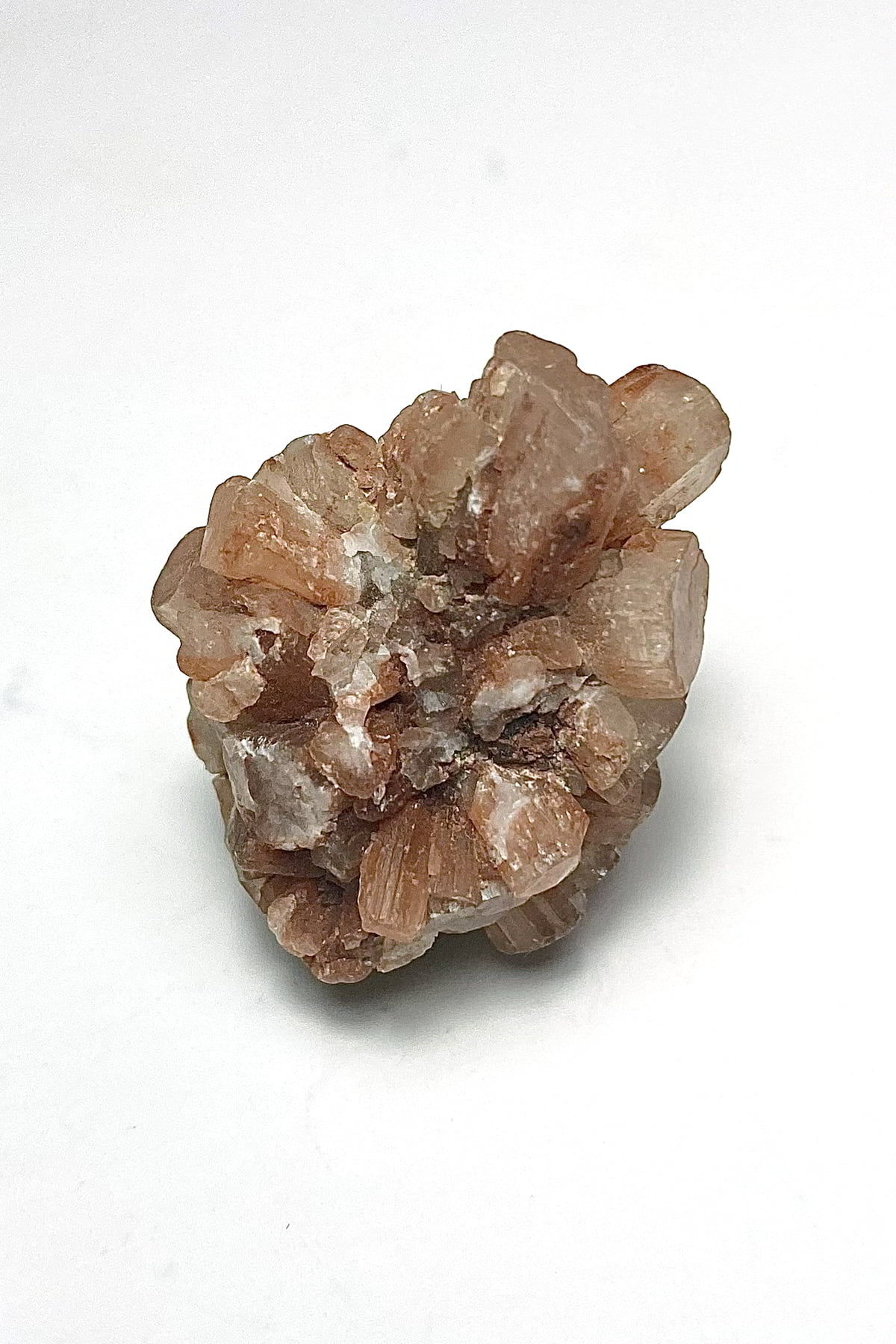 Doğal Aragonit Küme Ham Taş Obje - Kahverengi Taba 14 gr